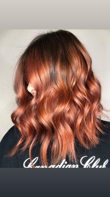 Rose Gold Balayage