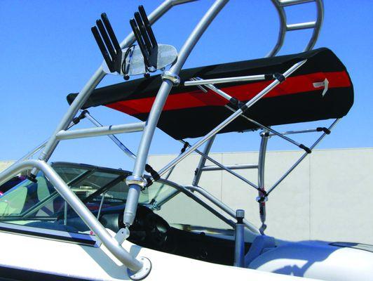 Round Tube Bimini Top for Universal Tower