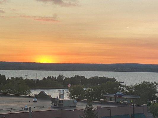 My view from room 413.