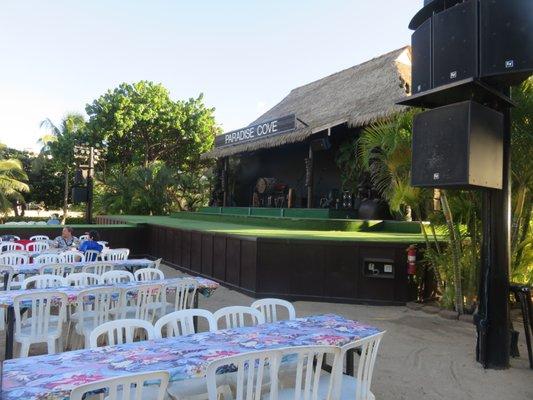 Great seats near the stage!