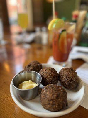 The Hush puppies were divine!!