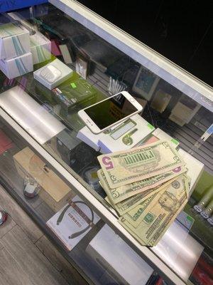 The phone wasn't it wasn't turning on! The fast fix repair shop fixed it quickly Thank you FastFix.