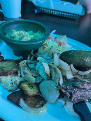 Plate of Carne Asada