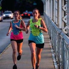 Running in RUSEEN Reflective Apparel - Vests