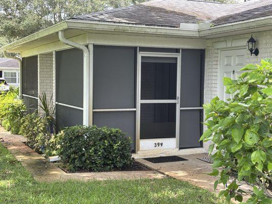 Completely Rescreening Patio