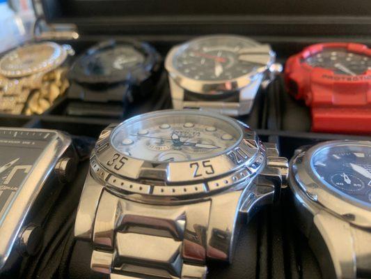 This one was A crystal repair which gets moisture when it rains and as you can see there's a lip on it wasn't put on right