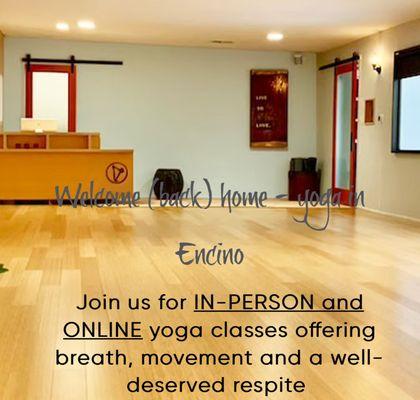 We closed the downstairs space in 2020. I am holding classes in the upstairs space.
M 9-10 / W 9-10, 6-7 / Sa 9-10 Su 830-930