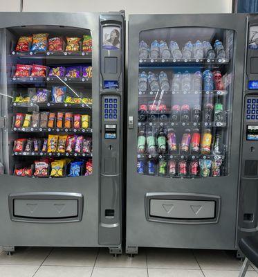 New glass front vending machines!