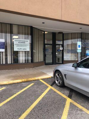 Entrance to facility