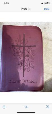 This is the princess Bible Matt Tiso bought this for me