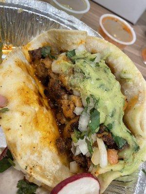 pork with pineapple (al pastor)