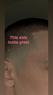 When I said, I thought a free haircut sounded fair. He just no longer replied.