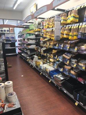 Brushes, rollers, pans oh my!