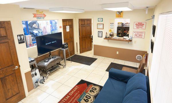 Clean Interior + Shop View