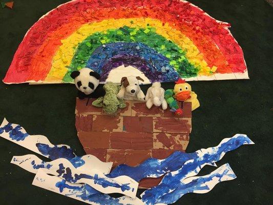 Engaging art and sensory exploration experiences.