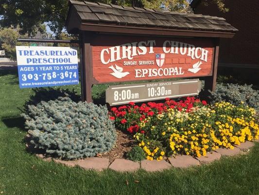 Treasureland preschool is behind Christ Church Episcopal on University Blvd and Bates Avenue.