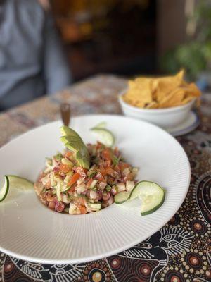 Octopus ceviche