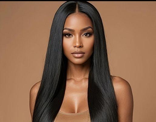 Human hair wigs available in store