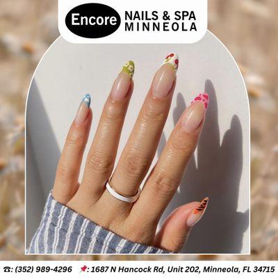 Let your nails do the talking! Stunning designs for every style.
Book your appointment today!