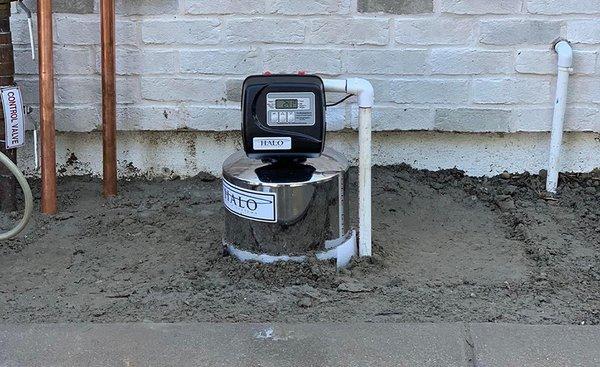 Broke back plumbing and filtration