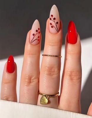 Lovely red nails