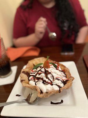 Fried ice cream