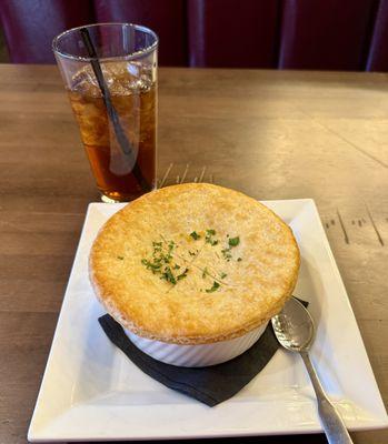 Chicken Pot Pie with Sweet Tea
