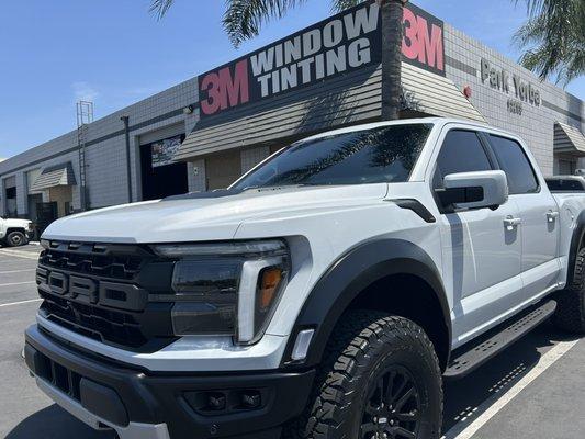 2025 Ford F250 windshield 30% and 5% all around