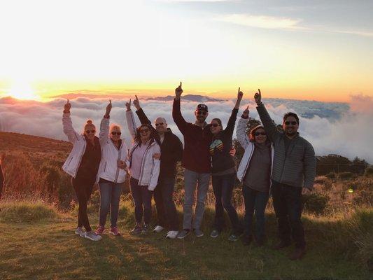 Our stargazing group.