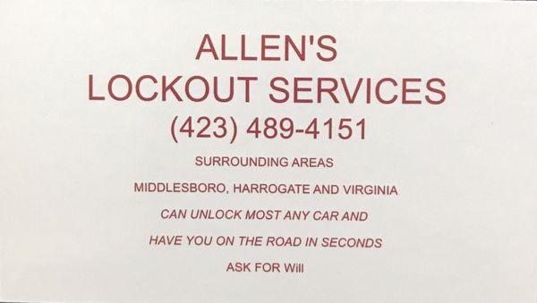 Will’s Locksmithing