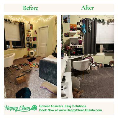 teenagers room before and after