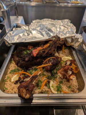 I believe he said this was lamb biryani