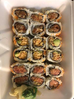 Spicy Trio rolls $18