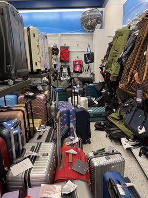 Fire hazard! I couldn't get out of this aisle!!