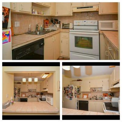 This was my kitchen BEFORE calling Eco Pure Construction (i hated it!)