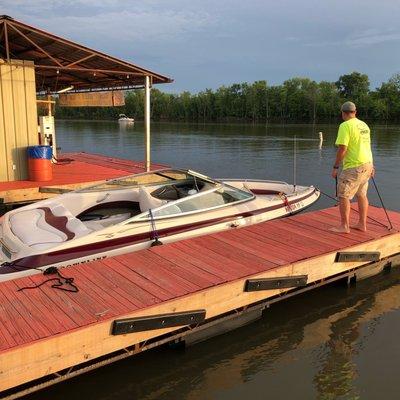New and improved boat dock