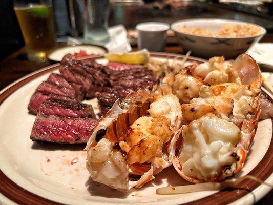 Wagyu Steak and Lobster with Fried Rice