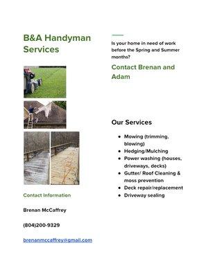 B&A Handyman Services