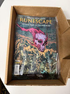 Box is the exact size of comics.