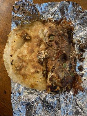 1910. Doubled corn tortillas!