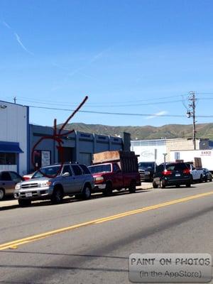 TIP: Easy to miss unless you know where to find it. This was taken going North on Linden Ave (before stop sign on Victory).