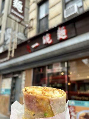 B6. Fish Fillet Jian Bing outside