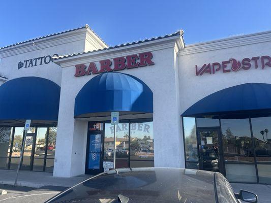 Barbershop exterior