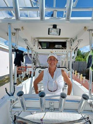 Hello, My name is Robyn, ready to welcome you aboard