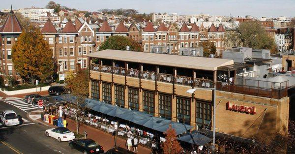 Lauriol Plaza Aerial Image