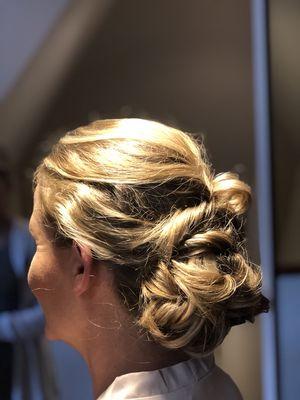 Wedding updo