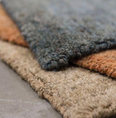 Solid rugs with great dimension and texture, in every color.