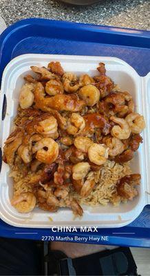 Chicken and shrimp