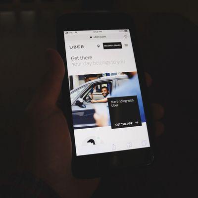 Uber's black box placement is right where a user's thumb will naturally fall -- Now that's great design.