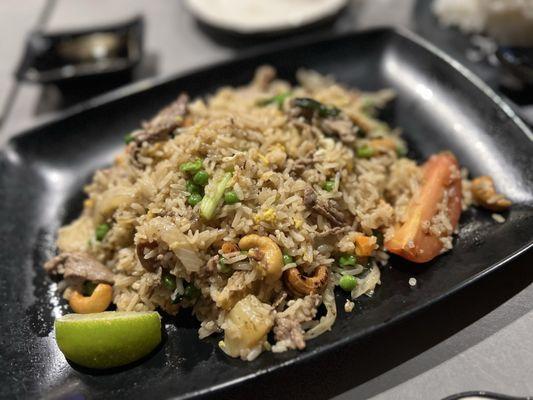 Pineapple Fried Rice was delicious!!